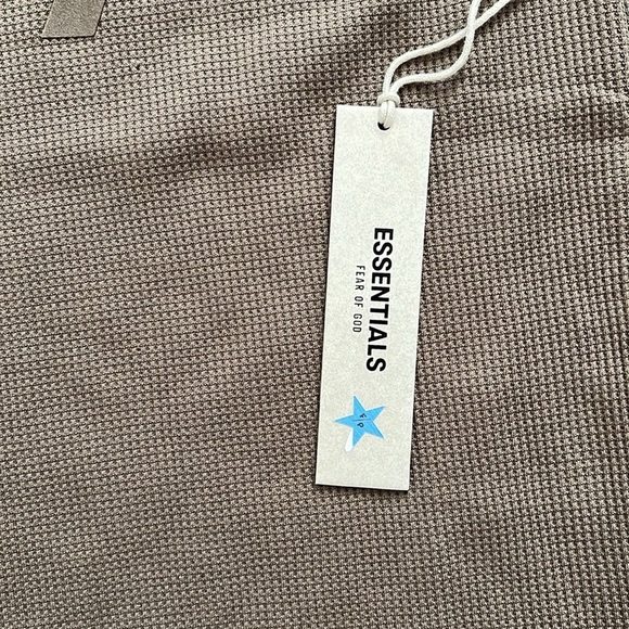 🤎 HOST PICK 🤎 FEAR OF GOD 1977 Brown Taupe Waffle Tank Top, Size XS - Picture 2 of 9